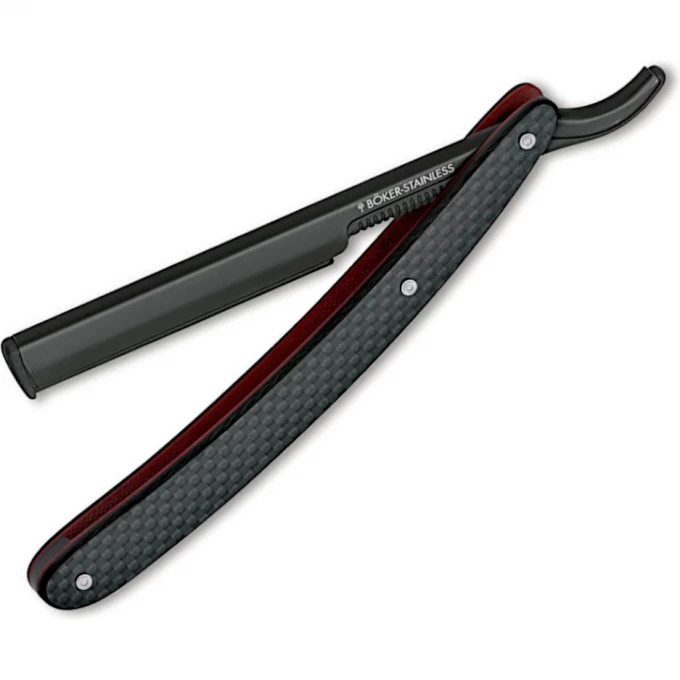 Опасная бритва-шаветт BOKER BARBERETTE BLACK & RED BK140909 Опасная бритва-шаветт BOKER BARBERETTE BLACK & RED BK140909